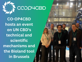 Featured image for CO-OP4CBD hosts an event on UN CBD's technical and scientific mechanisms and the Bioland tool in Brussels