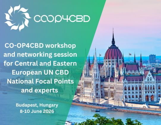 Featured image for Upcoming CO-OP4CBD workshop and networking session for CEE UN CBD National Focal Points
