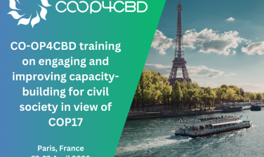 Featured image for Save the date: CO-OP4CBD training session on engaging and improving capacity-building for civil society in view of COP17